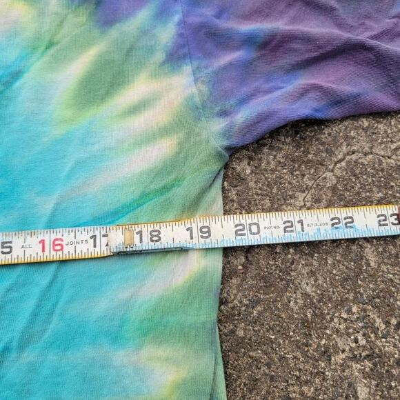 Vtg The Flintstones Yabba Dabba Doobie Volkswage Graphic Tie Dye T Shirt Medium - Picture 3 of 4